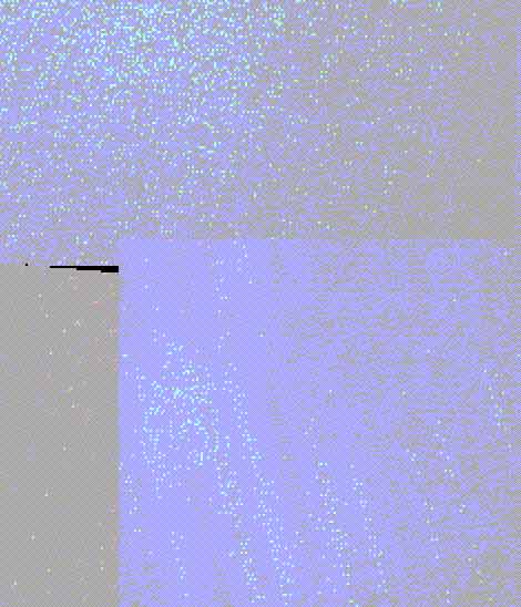 Normal image, vegetation map and land cover class area of Austin Bay